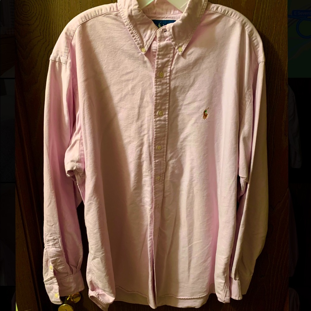 Ralph Lauren Button-up Shirt - Light Purple - XL